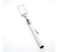 White Monopod Selfie Stick For Smartphones Extendeble Wired Built In Button Compatible With iPhone/Samsung/Huawei and More