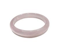 White Moonlight Ice Blue Gradient Glass Bracelet