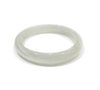 White Moonlight Ice Blue Gradient Glass Bracelet