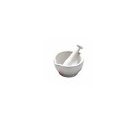 White Mortar and Pestle, Stoneware Mortar and Pestle, Traditional Mortar and Pestle for Herbs and Spices