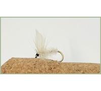 White Moth dry trout flies, choice of size and quantity, Perfect summer evening flies (12, 16)