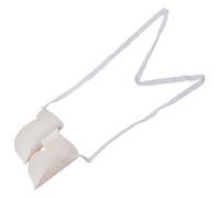 White Moulded Pantyhose Dressing Aid - Easily Slide Pantyhose On - Looped Handle