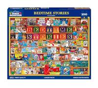 White Mountain Bedtime Stories Puzzle 1000 Piece Collage Jigsaw Puzzle for Adult and Family