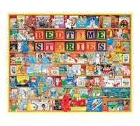 White Mountain Bedtime Stories Puzzle 1000 Piece Collage Jigsaw Puzzle for Adult and Family