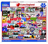 White Mountain - I Love England, 1000 Piece Jigsaw Puzzle, England Puzzle, Great Britain