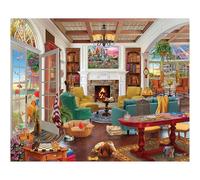 White Mountain Seaside Dreams 1000 Piece Jigsaw Puzzle Summer Beach House Puzzles for Adults and Family