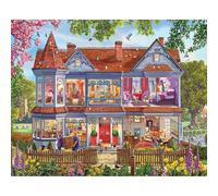 White Mountain Spring House Puzzle 1000 Piece Jigsaw Puzzles for Adults