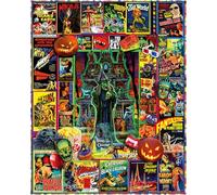 White Mountain 1000 Piece Jigsaw Puzzle Horror Collage, Halloween Movies
