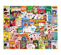 White Mountain Card Games Puzzle 1000 Piece Collage Jigsaw Puzzles for Adults