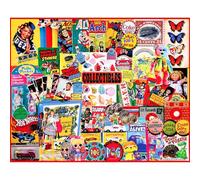 White Mountain 1000 Piece Jigsaw Puzzle, Things Kids Collect