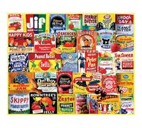 White Mountain Peanut Butter & Jelly Puzzle 1000 Piece Food Jigsaw Puzzles for Families