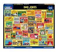 White Mountain Puzzles - Dad Jokes - 1000 Piece Jigsaw Puzzle for Adults & Kids - Fun Family Activity - 24"x30"