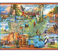 White Mountain 530 National Parks Jigsaw Puzzle, Blue, 1 EA