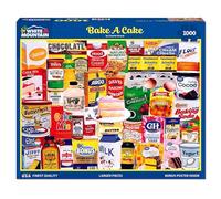 White Mountain Bake A Cake Puzzle 1000 Piece Baking Collage Jigsaw Puzzles for Adults and Families
