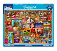 White Mountain Beach Comber Puzzle 1000 Piece Summer Jigsaw Puzzles for Adults and Families
