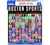 White Mountain Boston's Top 100 Jigsaw Puzzles 1000 Pieces Cool Vintage Sports Puzzle for Adults and Family