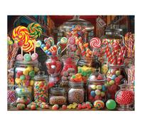 White Mountain Candy Store Puzzle 500 Piece Jigsaw Puzzle for Adult and Family