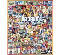 White Mountain Puzzles Jigsaw Puzzle Ultimate Trivia 1000 Pieces 24 x 30-inch, The Eighties