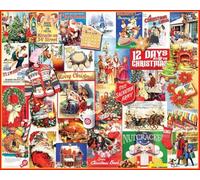 White Mountain Celebrations of Christmas Puzzles 1000 Pieces Collage Christian Theme Jigsaw Puzzle for Adults and Family