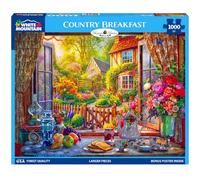 White Mountain Country Breakfast Puzzle 1000 Piece Vintage Jigsaw Puzzle for Adults and Families
