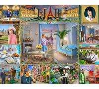 White Mountain - Death in Paris, 1000 Piece Jigsaw Puzzle, Murder Mystery