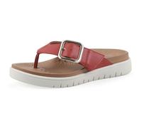 White Mountain Fom Recovery Women's Nalla Cushioned Thong Sandal, Cruella Red Burnished Smooth, 8.5