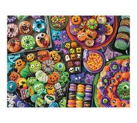 White Mountain Halloween Fun Candy Puzzle Halloween Puzzles 500 Pieces for Fall and Autumn