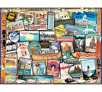 White Mountain I Love Minnesota - 1000 Piece Jigsaw Puzzle