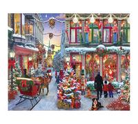 White Mountain Joy of Christmas Puzzle 1000 Piece Winter Holiday Jigsaw Puzzles for Families and Adults