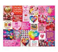 White Mountain Love Notes 1000 Piece Jigsaw Puzzle - Romantic Collage Puzzle, Large Dust Free Pieces, 24 x 30 in, Made in USA, for Adults and Couples