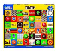 White Mountain M & M Fun Puzzle 1000 Piece Vintage Jigsaw Puzzles for Adults and Families