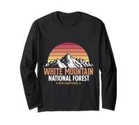 White Mountain National Forest Retro Adventure Design Long Sleeve T-Shirt