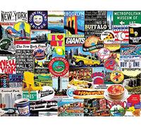 White Mountain New York, New York! 1000 piece jigsaw puzzle 760mm x 610mm (wmp)