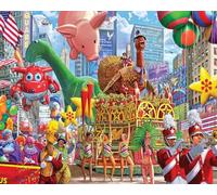 White Mountain New York Thanksgiving Parade Jigsaw Puzzle Thanksgiving Puzzles 1000 Pieces for Adult and Families