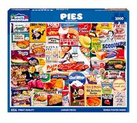 White Mountain - Pies - 1000 Piece Jigsaw Puzzle for Adults, Children, + Grandparents