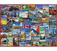 White Mountain Puzzles Best Places in Canada - 1000 Piece Jigsaw Puzzle