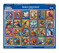 WHITE MOUNTAIN PUZZLES Bird Crochet Puzzle, 1 EA