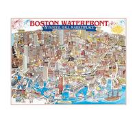 White Mountain Puzzles Boston Waterfront - 1000 Piece Jigsaw Puzzle