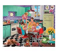 White Mountain Puzzles Breakfast Table, 1000 Piece Jigsaw Puzzle