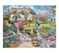 White Mountain Puzzles - Grandpa's Garden - 1000 Piece Jigsaw Puzzle