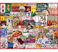 White Mountain Puzzles - I Love Baseball - 1000 Piece Jigsaw Puzzle
