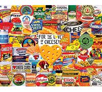 White Mountain Puzzles I Love Cheese, 1000 Piece Jigsaw Puzzle
