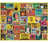 White Mountain Puzzles - I Love Coffee - 1000 Piece Jigsaw Puzzle for Adults