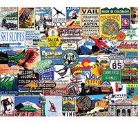 White Mountain Puzzles I Love Colorado - 1000 Piece Jigsaw Puzzle