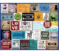 White Mountain Puzzles - I Love Dogs - 1000 Piece Jigsaw Puzzle for Adults & Kids - Fun Family Activity - 24"x30"