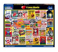 White Mountain Puzzles I Love Music - 1000 Piece Jigsaw Puzzle