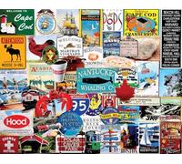 White Mountain Puzzles I Love New England - 1000 Piece Jigsaw Puzzle