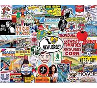 White Mountain Puzzles I Love New Jersey, 1000 Piece Jigsaw Puzzle