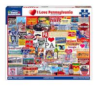 White Mountain Puzzles I Love Pennsylvania - 1000 Piece Jigsaw Puzzle