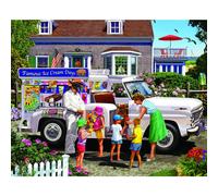 White Mountain Puzzles Ice Cream Truck - 1000 Piece Jigsaw Puzzle